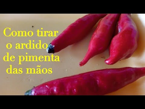 Vídeo: Queimando pimenta nas mãos: como parar a queimadura de pimenta na pele