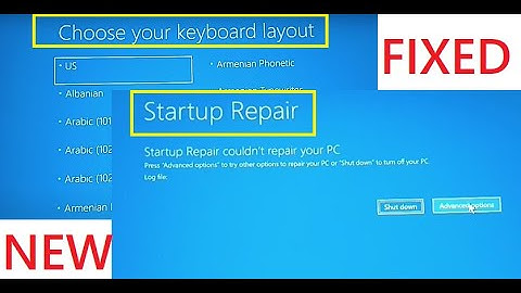 Choose your keyboard layout loop, Startup repair loop, windows 11, windows 10, Best Solution