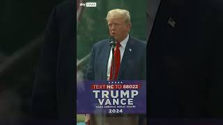 Trump accused the Obamas of ‘taking shots’ at him while talking behind bulletproof glass.