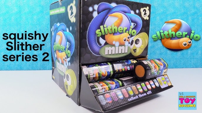 Bonkers Slither.io Series 1 Build-a-slither 32 PC 4 Slither Set