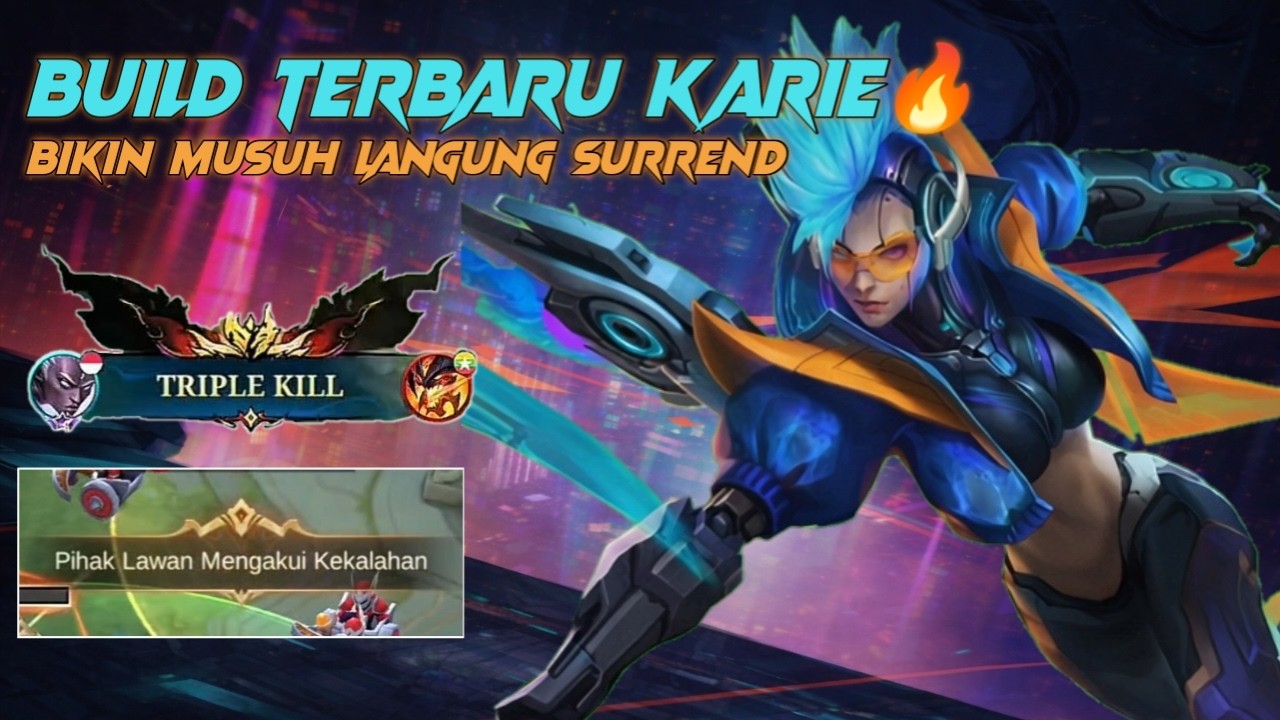 MM PALING LAKU DI HIGH RANK🔥 Build dan Gameplay Terbaru Karie || Mobile Legends