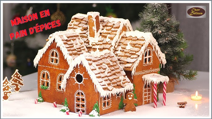 Maison pain d'épices pour un Noël enchanteur