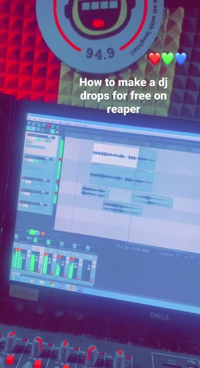 How to make dj drop in 1 minutes on reaper. #afrobeat #dj #reaper #foryou #foryoupage