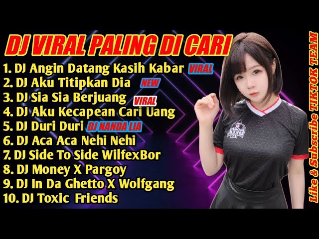 DJ TIKTOK TERBARU 2021 - DJ ANGIN DATANG KASIH KABAR TIKTOK VIRAL TERBARU 2021 class=