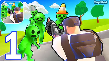 Survivor Z: Loot and Survive - Gameplay Walkthrough Part 1 Tutorial Zombie War Defense (iOS,Android)