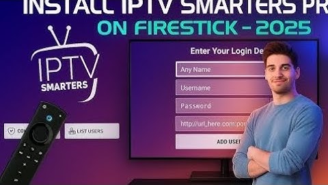 How to Install IPTV Smarters Pro Live TV Player on Firestick (Easy 2025 Guide)
