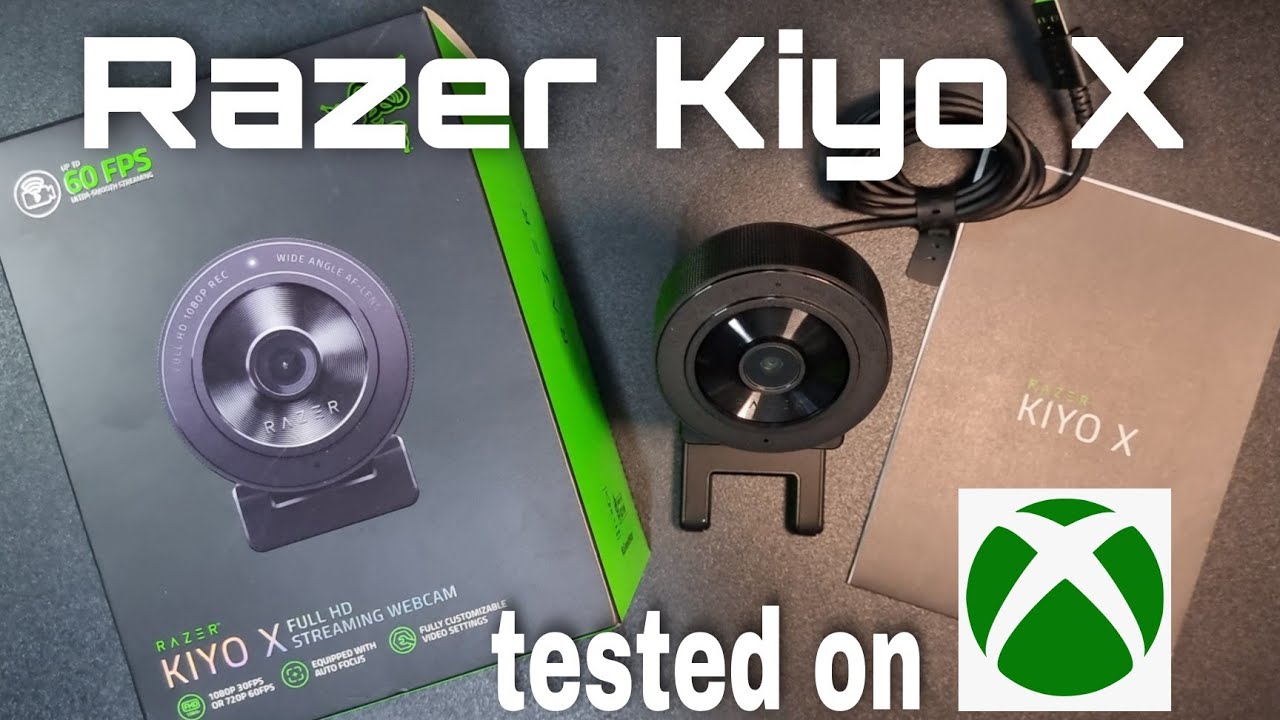 Razer Kiyo X - Unboxing and Testing via Xbox Twitch app 