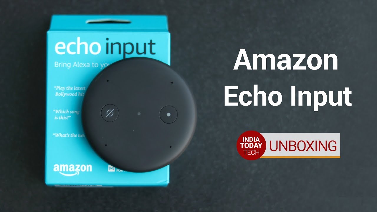 Amazon Echo Input Unboxing and Setup 