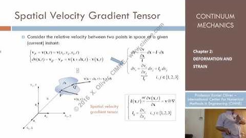 Continuum Mechanics - Ch 2 - Lecture 16 - Strain Rate