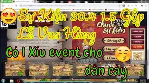 Làng Lá Phiêu Lưu Ký - dân cày - Sự kiện 30/4 và 1/5 Gộp SK giỗ tổ - Tin vui cho dan cay | HTC game