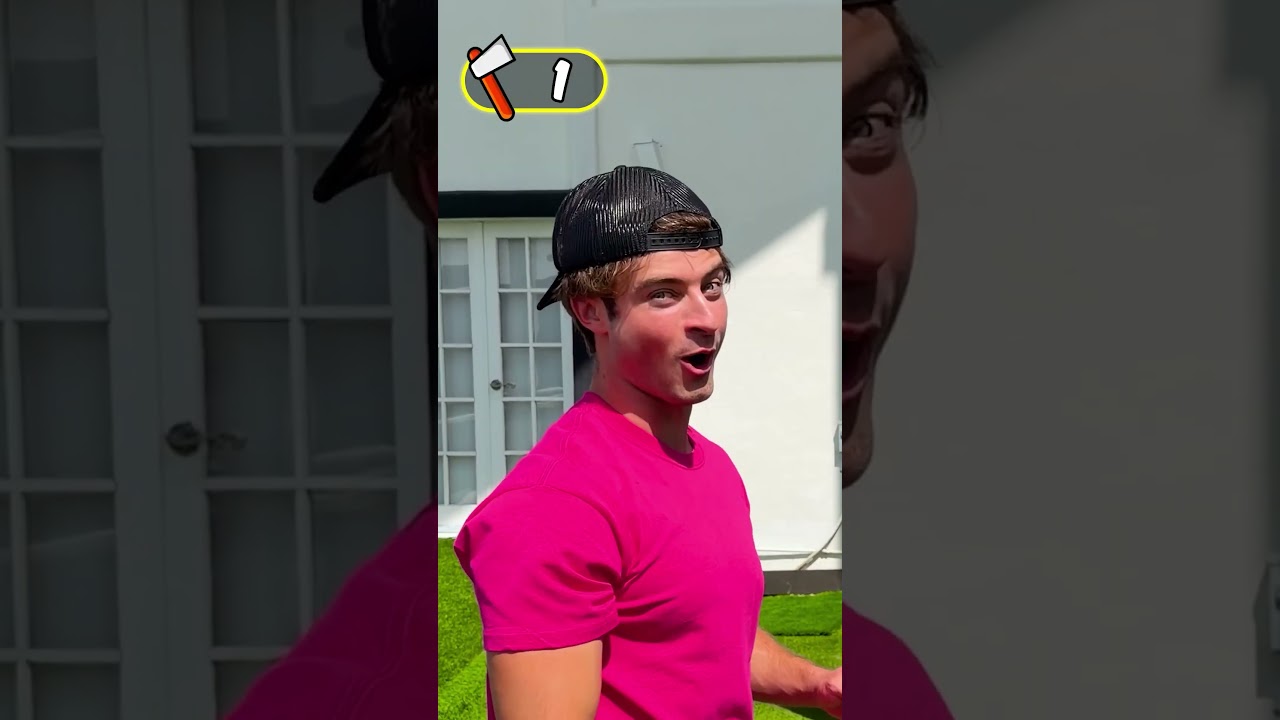 Impossible Axe Throw! 😱 #shorts #satire