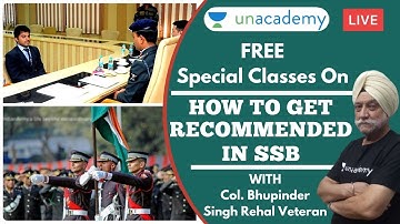 How to get recommended in SSB | Special Class Promo | Ace SSB Interview | Col. Bhupinder Singh Rehal