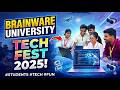 🔥 Brainware University Tech Fest Tour 2025 | Student Life &amp; Technology #kolkatastudents #technology