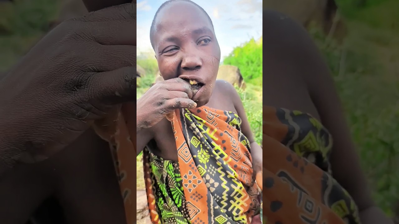 Tribal Cooking Ritual | Young African Woman Feeding the Village.😱