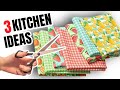 To make in under 10 minutes | 3 Sewing Projects for The Kitchen