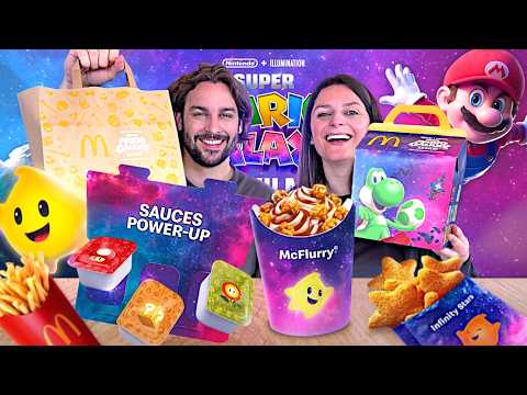 On MANGE Super Mario Galaxy Le Film chez McDo ! ( Incroyable )