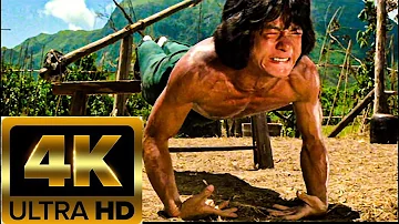 Jackie chan - Drunken Master 1978(Hindi version) - Hard training scene in 4K