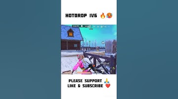 HotDrop 1v6 🔥🥵 || #bgmi #pubg #pubgmobile #battlegroundsmobileindia