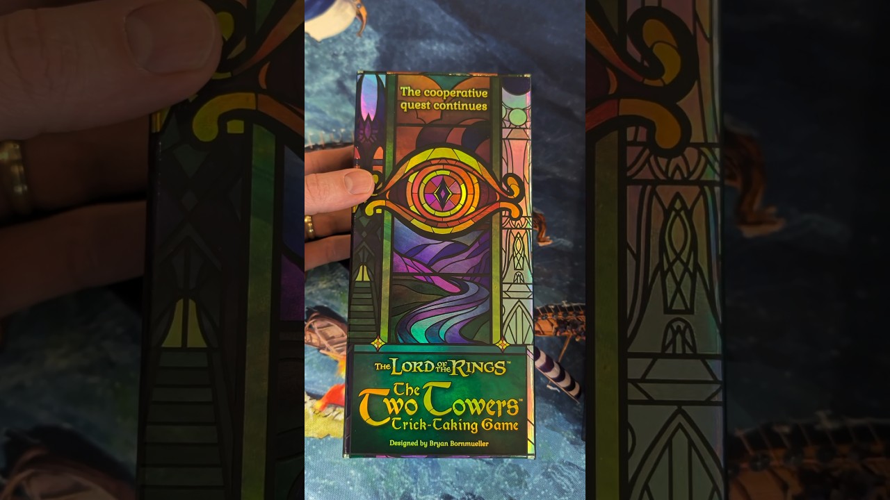 Coming Soon!! Lord of the Rings: The Two Towers Trick Taking Game #boardgames