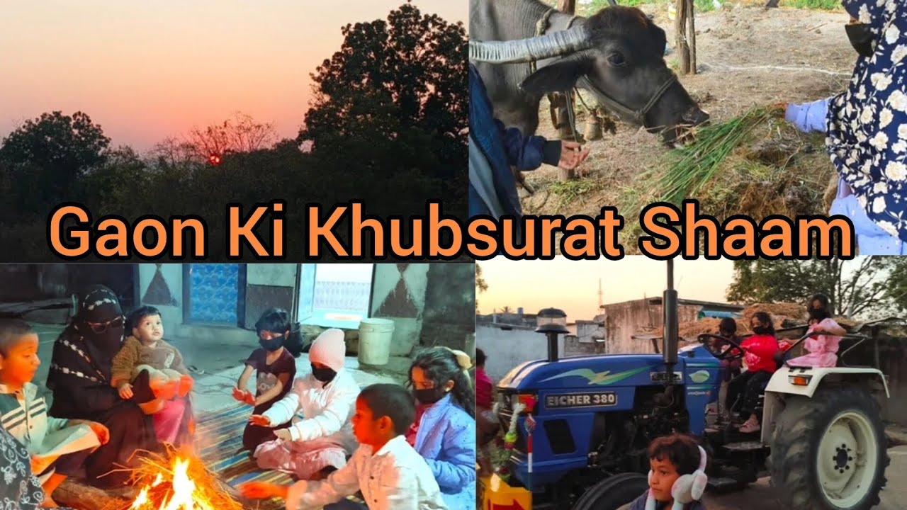 Hyderabadi Ammi And Kids | Evening To Night Routing | Gaon Ki Khubsurat Shaam