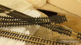 August 2017 - Layout Update - Wiring turnouts.