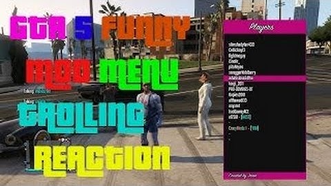 GTA V FUN MODDED LOBBY WITH FUNNY REACTIONS