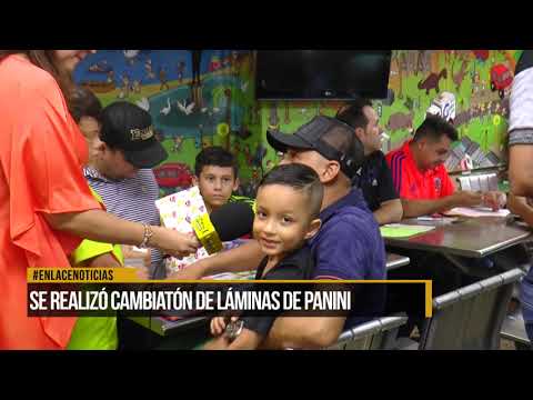 Se realizó cambiatón de láminas de Panini en la ciudad