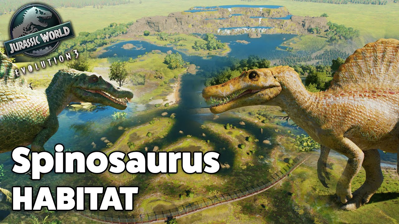 Jurassic World Evolution 3 | Spinosaurus Enclosure Speed Build