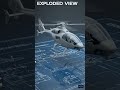Helicopter Assembly - Exploded View #3danimation #shorts #viral #sci-fi #satisfying #how its work