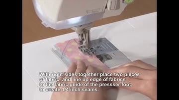 1/4 Piecing Foot Guide