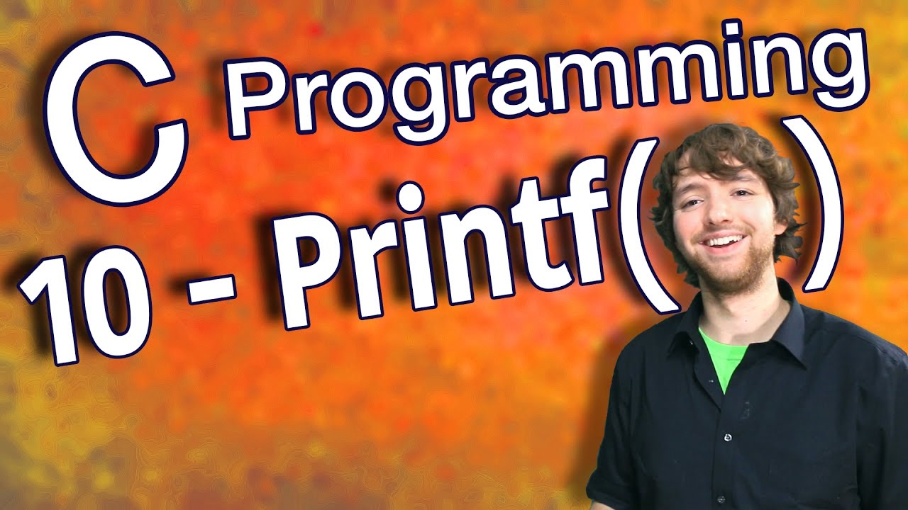 printf c  Update  C Programming Tutorial 10 - C Basics Part 2 - Print Variables Using Printf