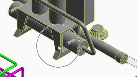 Direction Arrows on Duct and Pipe Connectors