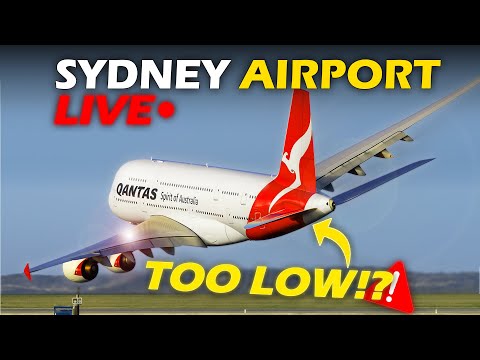 🔴 LIVE Plane Spotting @ Sydney Airport! Insane A380 & 747 Takeoffs!
