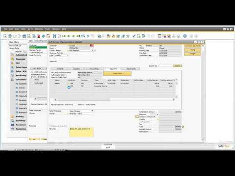 B1 iPayment - handling of electronic payments from SAP Business One