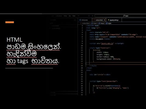 Web Developing in Sinhala | how to create website in sinhala | black ...