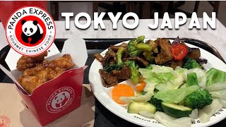 Trying Panda Express Chinese Food in Japan