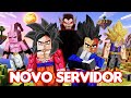 MELHOR SERVIDOR de DRAGON BLOCK C para MINECRAFT CELULAR E PC
