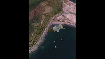 F16 attack on ground convoy in game simulation #dcs #dcsworld