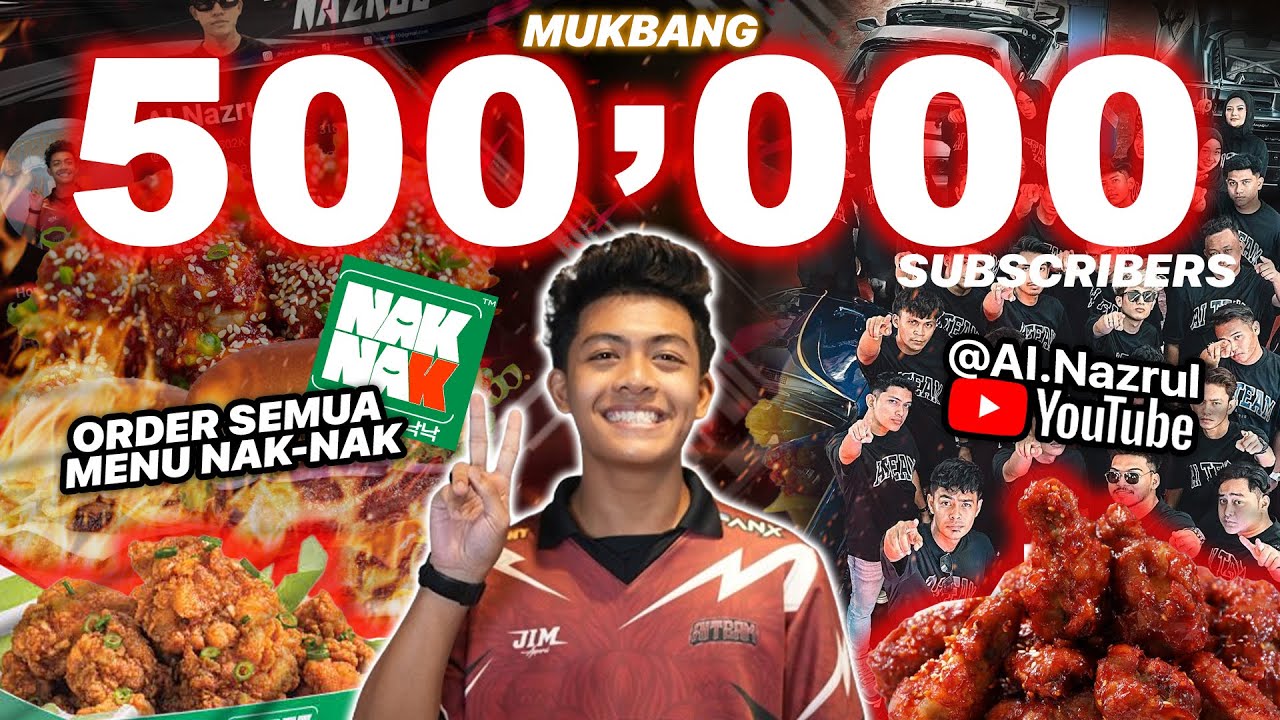 MUKBANG 500K AYAM 3X SPICY!!! 4SEKAWAN RIUH SAMPAI TERCEKIK AYAM?!