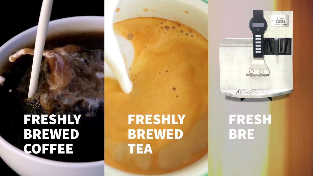 Freshly Brewed Coffee and Tea Machine YouTube