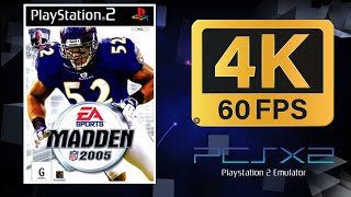 Madden NFL 2005 | PS2 (PCSX2) | 4K UHD