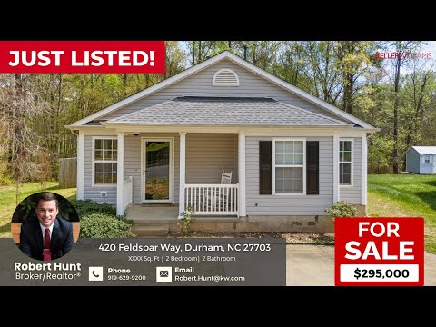 420 Feldspar Way, Durham, NC home video tour
