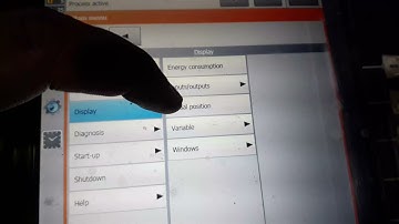 Kuka robot Actual position display