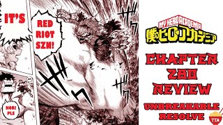 My Hero Academia Chapter 280 Review - 'Red Riot GOAT Moment'