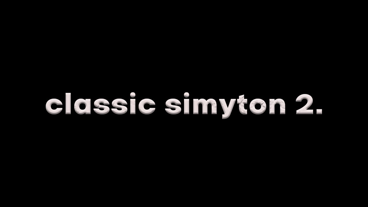 Simyton simyton classic 2 - YouTube