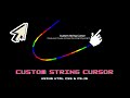 Custom Cursor With String Attached Using HTML CSS &amp; P5.js | P5.js Tutorial for beginners