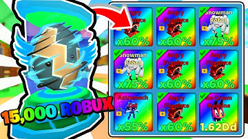 INSANE 15,000 ROBUX RAINBOW WINTER TECH SECRETS In Roblox Clicker Simulator