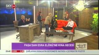 Esra Elönüye İzzet Paşada Canlı Yayında Kına Gecesi Yapıldı