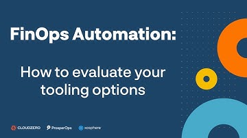 FinOps Automation: How to evaluate tooling options with Erik Peterson at @cloudzero6299