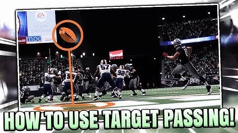 HOW TO USE TARGET PASSING IN MADDEN 18! TARGET PASSING SYSTEM! | MADDEN 18 TIPS